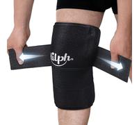 Hilph Manchon Rafraîchissant pour Genou avec Fermetures Velcro - Coussinets de Refroidissement Flexibles Chaud/Froid à 360° pour Soulagement après Chirurgie de Remplacement