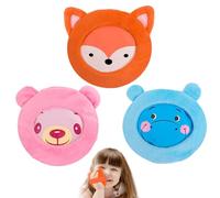 Hilph Poche de Glace Enfant, Poche de Glace Froid en Gel Chaudes et Froides Housse Souple et Coloré, Réutilisable Poche de Froid Enfants Soulagement de la Douleur pour Enfant, 3 Paquets