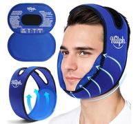 Hilph Poche de glace pour le visage pour dents de sagesse, mâchoire avec 2 grands packs de gel chaud et froid réglables pour chirurgie bucco-dentaire, extraction des dent
