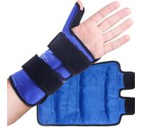 Hilph Poche de Glace pour Poignet Réutilisable, Compresse Chaud Froid Poche de Glace Poignet Main - Sac de Glace en Gel Réutilisable pour Blessures à la Main, Gonflements, Entorses et Arthrite