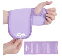 Hilph Poche de glace pour soulager le canal carpien, support de main réutilisable avec gel pour thérapie par le chaud et le froid, pour tendinite, ténosynovite, polyarthrite rhumatoïde