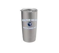 Hilton Head Caroline du Sud (SC) Gobelet isotherme en acier inoxydable double paroi