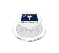 Hilton Head Drapeau américain Caroline du Sud PopSockets PopGrip pour MagSafe
