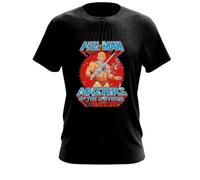HILVSZXA HE-Man Masters of The Universe Retro Cartoon Series T-Shirt Unisex XS-5XL Gift Black M
