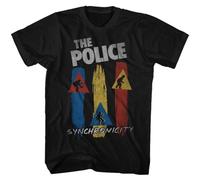 HILVSZXA The Police Synchronicity Adult T-Shirt Black 3XL