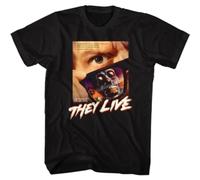 HILVSZXA They Live Poster Adult T-Shirt Black 3XL