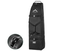 Himal - Sac de golf de voyage souple - Polyester Oxford 600D résistant à l'usure, excellente fermeture éclair, taille universelle avec roulettes