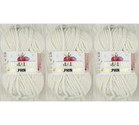 Himalaya 80308 Lot de 3 pelotes de fil à tricoter pour bébé Motif dauphin 3 x 100 g