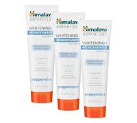 Himalaya Botanique Whitening+ Hydroxyapatite Dentifrice, Hydroxyapatite (HA), Peppermint, sans Fluor, Reminéralisation dès le Jour 7, Vegan, sans Gluten, 113g (Lot de 3)