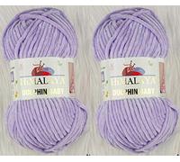 Himalaya Dauphin Lot de 2 écheveaux de fil à tricoter pour couverture de bébé 200 m 2 x 100 g (80305)