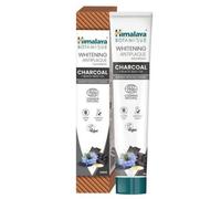 Ecocert Cosmos Natural certifié Himalaya Botanique Dentifrice Antiplaque Blanchissant aux Actifs Bio, Charbon + Huile de Graines Noires pour des Dents plus Brillantes | Sans fluorure, 75 ml