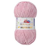 Himalaya Dolphin Baby 80349 Lot de 1 pelote de fil à tricoter super volumineux pour couverture, velours, fil à tricoter, 120 m