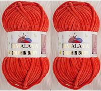 Himalaya Dolphin Baby Lot de 2 pelotes de fil chenille 100 % micropolyester 220 m 2 x 100 g (80312)