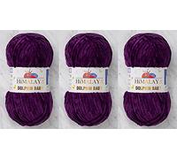 Himalaya Dolphin Baby Lot de 3 pelotes de laine super volumineuse pour couverture de bébé 395 m 3 x 100 g 80328