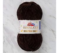 Himalaya Dolphin Baby Yarn 100 % micropolyester Lot de 2 pelotes de fil chenille 260 m 2 x 100 g Super Bulky : 6 Baby Chenille (80343)