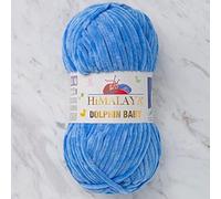 Himalaya Dolphin Baby Yarn 100 % micropolyester Lot de 2 pelotes de fil chenille 260 m 2 x 100 g Super Bulky : 6 Baby Chenille (80327)