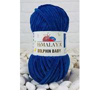 Himalaya Dolphin Fil pour bébé 100% MicroPolyester Lot de 2 skn 238 mètres 2x100 grammes Super Bulky :6 Fil chenille pour bébé (80329)