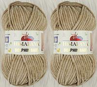 Himalaya Dolphin Lot de 2 écheveaux de fil à tricoter super volumineux pour couverture de bébé (80317) 2 x 100 g