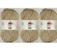 Himalaya Dolphin Lot de 3 pelotes de laine pour bébé 3 x 100 g (80317)