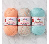 Himalaya Everyday Senfoni Lot de 3 écheveaux 100 % acrylique anti-boulochage pour projets multicolores Lot de 14