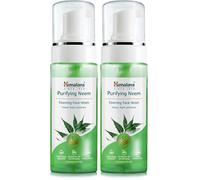 Himalaya Herbals Mousse nettoyante pour le visage à l'extrait de curcuma - Nettoyant pour le visage à base de plantes sans savon, SLS - TESTÉ PAR DERMATOLOGIE 150 ml (Lot de 2)