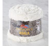 Himalaya Koala Lot de 3 pelotes de fil chenille 100 % micro polyester épais pour Amigurumi, couvertures pour bébé et décoration d'intérieur 75724 100 m