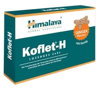Himalaya - KOFLET - Koflet-H | Pastilles à sucer pour apaiser la gorge avec miel et extraits naturels - 12 pastilles - Saveur gingembre