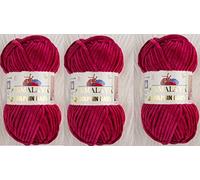 Himalaya Lot de 3 pelotes de laine pour bébé Motif dauphin 395 m 3 x 100 g 80310