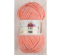 Himalaya - Lot de 5 pelotes de laine pour bébé - 5 x 100 g - 500 g - Laine super épaisse pour couverture de bébé - 600 m - Fil en velours Himalaya - Fil pour bébé - Fil pour crochet et velours (80323)