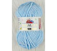 Himalaya - Lot de 5 pelotes de laine pour bébé - 5 x 100 g - 500 g - Laine super épaisse pour couverture de bébé - 600 m - Fil en velours Himalaya - Fil pour bébé - Fil à crochet et velours (80306)