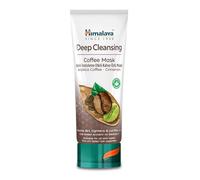 Himalaya Masque au café nettoyant en profondeur au café et à la cannelle désobstrue les pores pour une peau plus douce, plus lisse et plus lumineuse, 75ml
