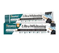 Himalaya Pâte Dentifrice Ultra Whitening - Formule Herbale avec Charbon Actif de Coco et Huile de Graines Noires, Sans Fluor, Végan, Nettoie en Profondeur, Blanchit les Dents de 3 Teintes, 75ml