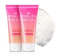 HIMALAYA PINKSALT Gommage quotidien Mousse nettoyante Nettoyage en profondeur des pores 200 ml Lot de 2 - Nettoyant visage BHA pour peaux grasses