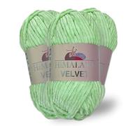 Himalaya Velvet 90007 Lot de 3 pelotes de fil chenille doux pour accessoires, vêtements, couvertures, 100 g - 120 m
