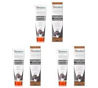 Himalaya, Whitening Antiplaque Toothpaste, Charcoal + Black Seed Oil, Mint, 4.0 oz (113 g) (Lot de 3)