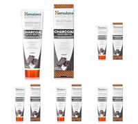 Himalaya, Whitening Antiplaque Toothpaste, Charcoal + Black Seed Oil, Mint, 4.0 oz (113 g) (Lot de 5)