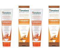 Himalaya Whitening Antiplaque Toothpaste with Turmeric + Coconut Oil for Brighter Teeth, 4 oz, (113 g) (Lot de 2)