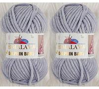Himalaya Yarn Dolphin Baby 80351 Lot de 2 écheveaux de laine pour couverture de bébé 220 m 100 g