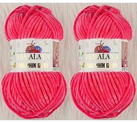 Himalaya Dolphin Lot de 2 écheveaux de fil à tricoter super volumineux pour couverture de bébé (80324) 2 x 100 g