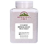 Himalayan Chef Sel à gros grains - Pot de 2,3 kg pour cuisine, pâtisserie et assaisonnement