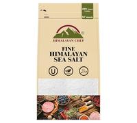 Himalayan Chef Sel de mer, grain fin entièrement naturel, sac de sel de mer de 1,4 l, non iodé, sans additifs, sel minéral non raffiné pour la cuisine quotidienne et l'assaisonnement