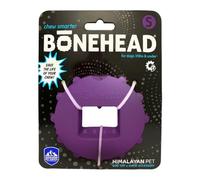 Himalayan Dog Chew Himalayan Pet Supply Support en Forme de tête d'os pour Animal Domestique Petit Format Distributeur de friandises interactif pour Chien pour mâcher prolongé, sécurise Les