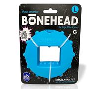 Himalayan Pet Supply Himalayan Dog Chew Support à tête d'os pour Animal Domestique Grand Format Distributeur de friandises interactif pour Chien à mâcher prolongé Sécurise Les mastications avec