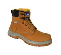Himalayan Tracker S3 CI Hi HRO SRC Doublure Drytex imperméable et Respirante Botte de Travail en Cuir Embout en Acier Bottes de sécurité antidérapantes antistatiques, Brun, 46
