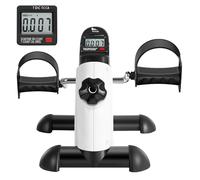 himaly Mini Vélos d'appartement, Accueil Pédales de Rééducation, Vélo d'exercice à Pédalier Bras Jambe Compact, Pedalier d'appartement, Statique Vélo Stationnaire, Écran LCD, Résistance Réglable