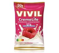 HIMBEERE RASPBERRY CremeLife - Bonbons crémeux à la framboise sans sucre - Compatible avec Vivil - 90g