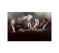 HIMGZXGWQ Andrew Tate Donald Trump Poster Peinture décorative sur toile pour salon, chambre à coucher, art mural, impression d'image moderne, décoration de salle familiale, 20 x 30 cm