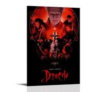 HIMGZXGWQ Bram Stokers Dracula Movie Poster décoratif sur toile pour salon, chambre à coucher, art mural, impression photo, moderne, décoration de salle familiale, 50 x 75 cm