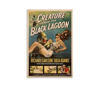 HIMGZXGWQ Creature-from-the-black-lagoon-movie Poster peinture décorative sur toile pour salon, chambre à coucher, art mural, impression photo, moderne, décoration de chambre familiale, 30 x 45 cm