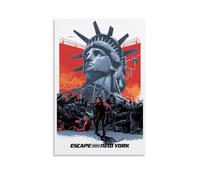 HIMGZXGWQ Escape from New York Movie Poster Peinture décorative sur toile Art mural pour salon, chambre à coucher, art mural, impression d'image moderne, décoration de salle familiale, 60 x 90 cm